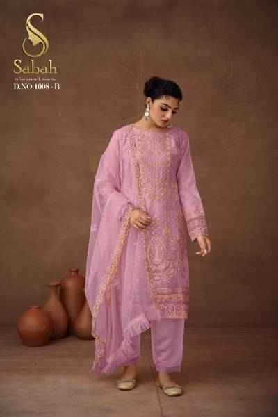 VIHANA VOL-4 BY SABAH ORGANZA SALWAR KAMEEZ WHOLESALER IN INDIA